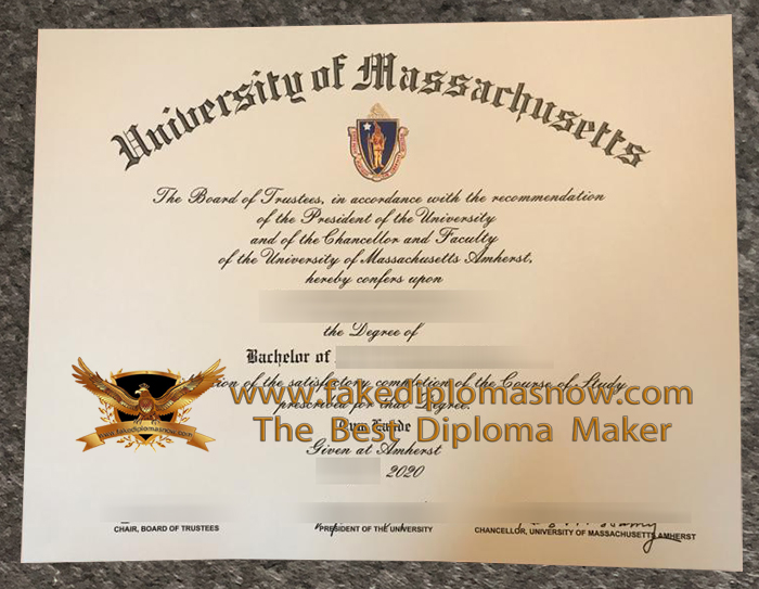 Umass Amherst diploma 