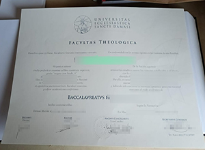 Universitas Ecclesiastica Sancti Damasi diploma