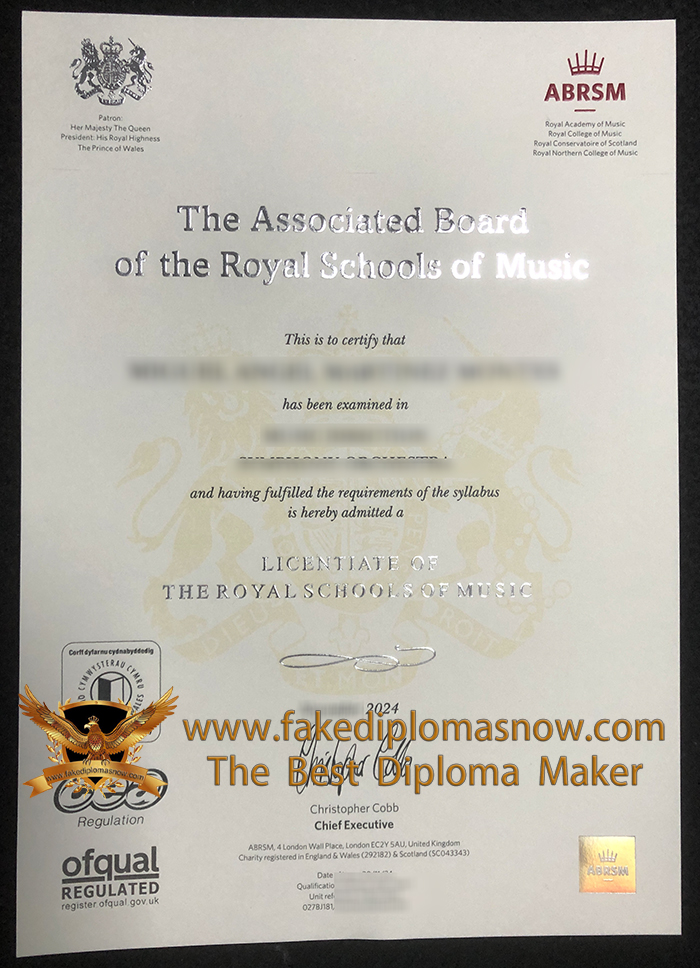 ABRSM Certificate