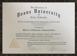 How much to buy a realistic Doane University degree in Crete, Nebraska?