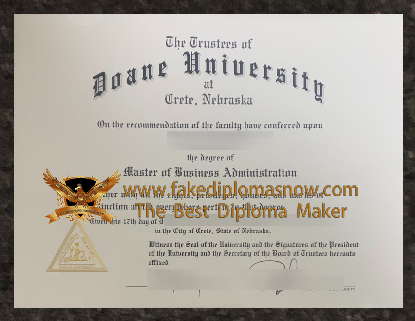 Doane University degree