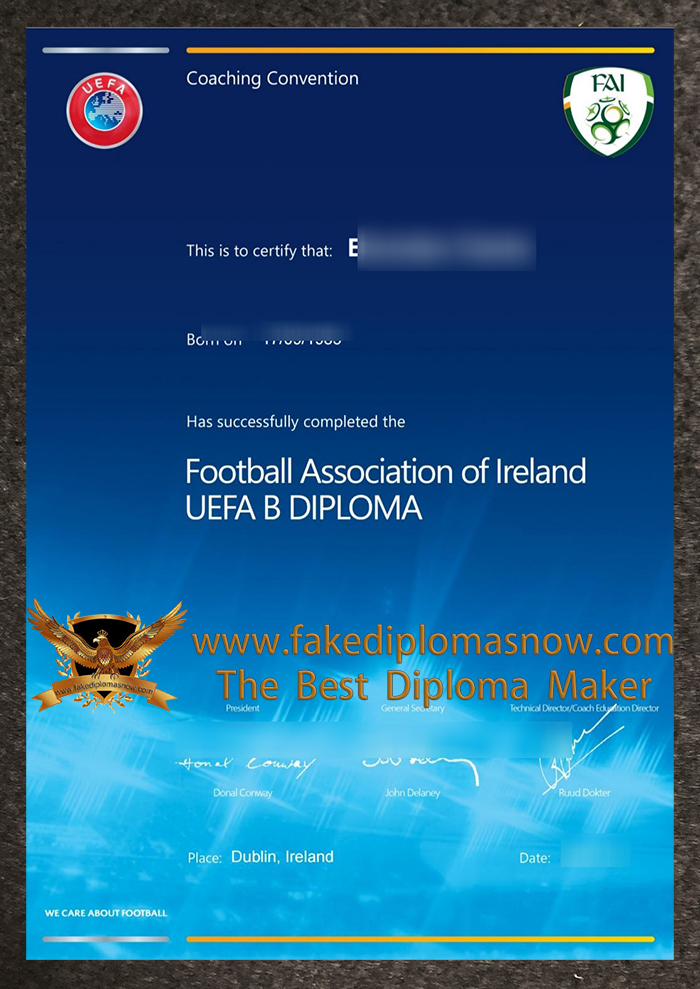 FAI UEFA B diploma