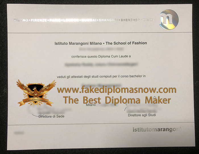 Istituto Marangoni Diploma