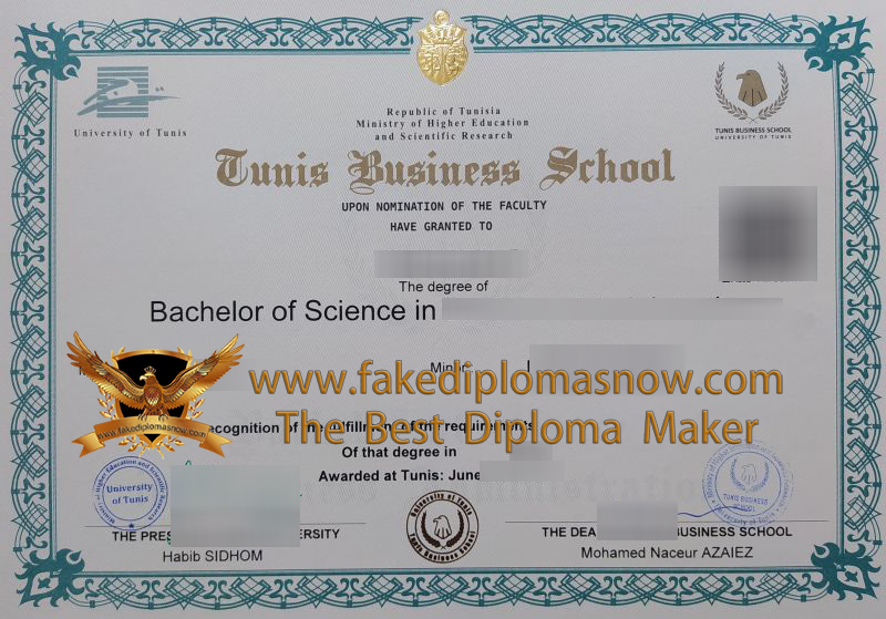 Tunis Business School diploma