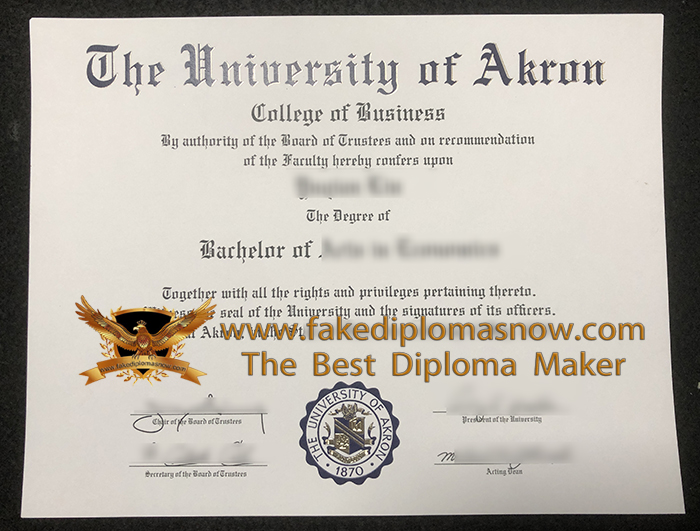 University of Akron degree