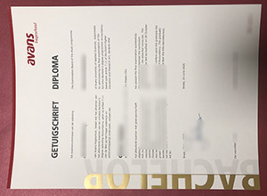 Avans University of Applied Sciences diploma