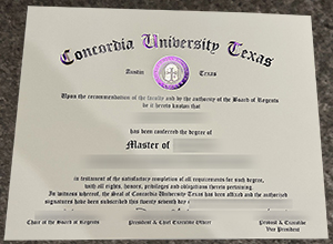 How to create Concordia University Texas degree in the USA?