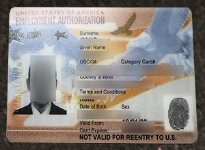 Purchase an EAD card, Order a US Employment Authorization Card