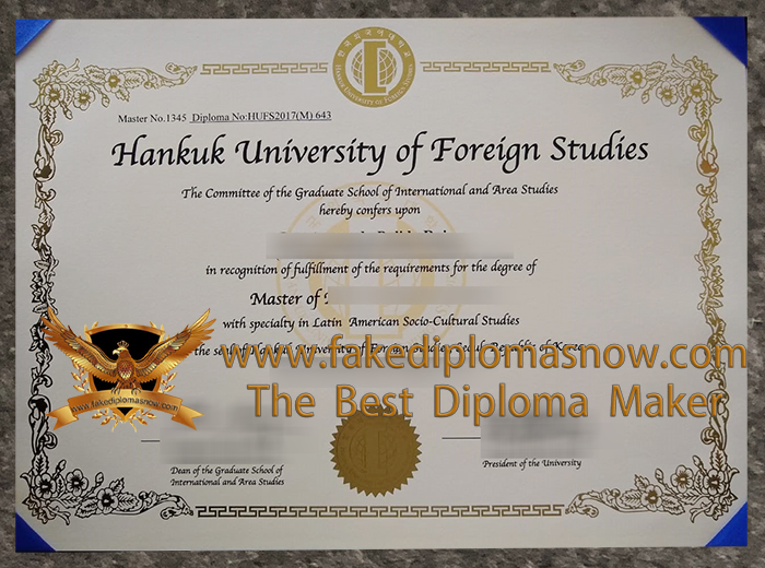 Hankuk University of Foreign Studies degree