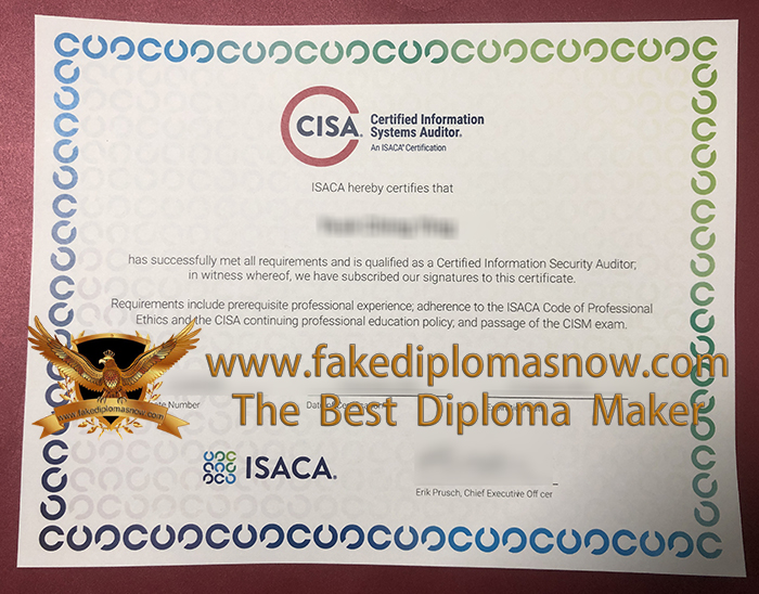 CISA certificate