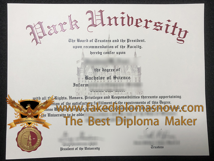 Park University diploma